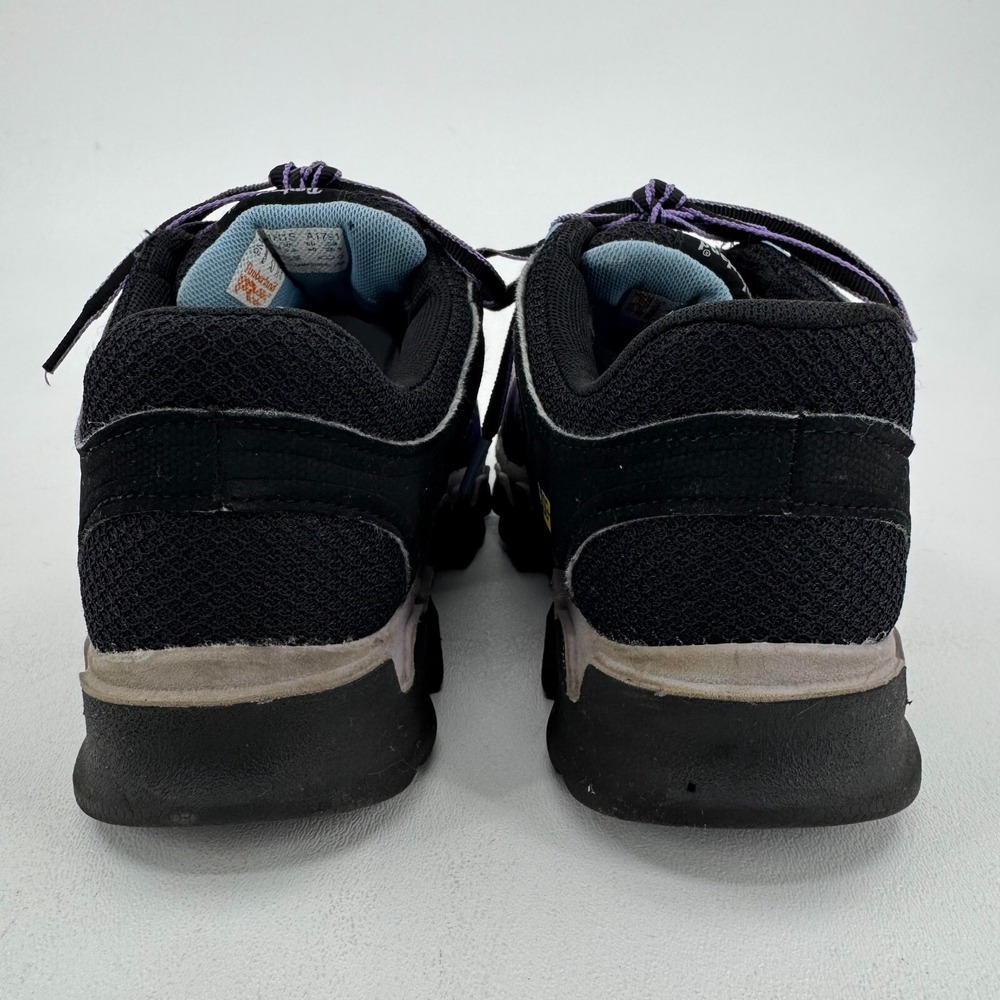 Timberland Pro A1791 Work Shoes WOMENS Black Purple Lace Up Comp Toe SIZE 9 - Picture 4 of 15